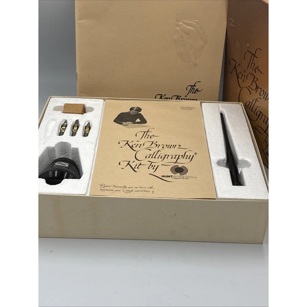 Vintage The Ken Brown‎ Calligraphy Kit by Hunt Speedball 3078 original box